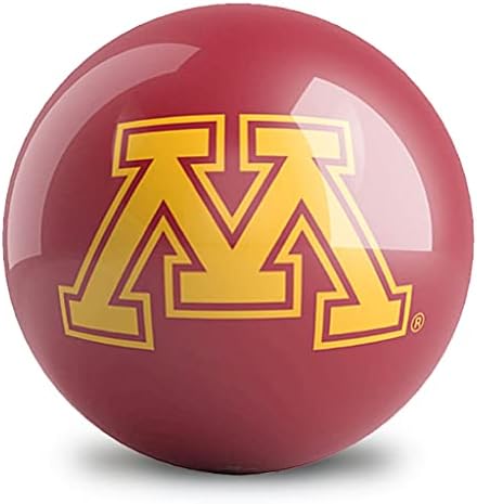 NCAA Minnesota Gopher Bolling Ball Unsiled USBC aprovado - disponível em vários pesos