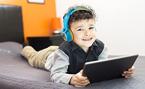Ekids Toy Story 4 Crianças Bluetooth fones de ouvido, fones de ouvido sem fio com microfone inclui cordão Aux, volume