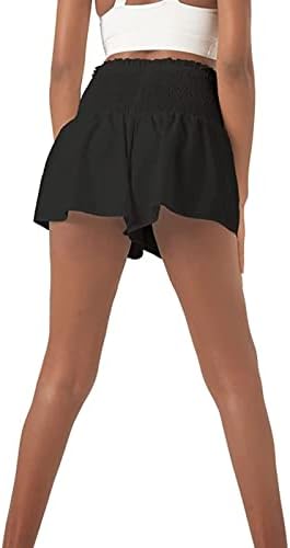 Shorts atléticos de cintura alta feminina lmsxct shorts atléticos elásticos shorts esportivos elásticos