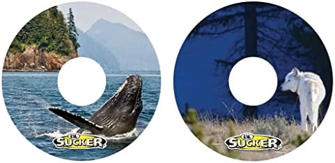 L'Il Sucker Wildlife tema Rings de sucção Copo Drivina Titulares de montanha -russa 2 pacote