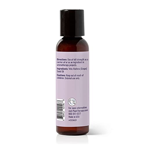 Óleo de transportadora de terapia vegetal 2 oz de óleo de base para aromaterapia, óleo essencial ou uso de massagem
