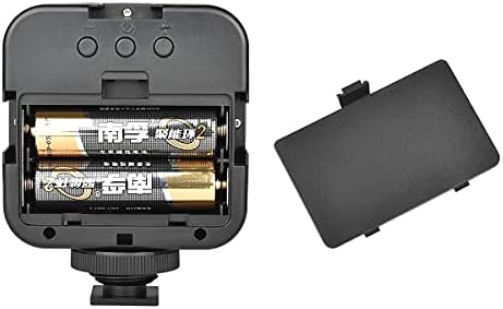 Mini LED Video Light 49 PCs LEDS CRI 95 6500K 800LM Mini Câmera portátil foto leve adquirível para telefone celular e câmeras.
