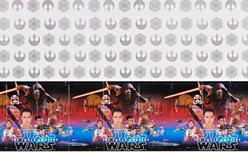 AMScan Star Wars Episódio VII Tabela de Mesa de Plástico, Favor de Festa, 54 X 96