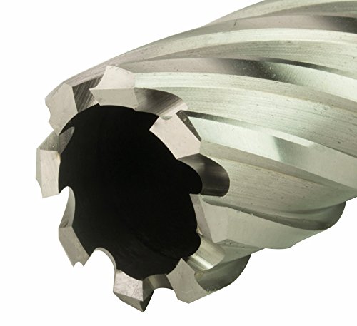 Steel Dragon Tools® 1-1/8 x 2 Cutter anular de aço de alta velocidade com 3/4 Weldon Shank