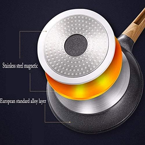 Zyzmh 20-28 cm de pedra frigideira antiaderente paneca New Pancake Steak Pan No Fumes com uso da capa para panela de indução