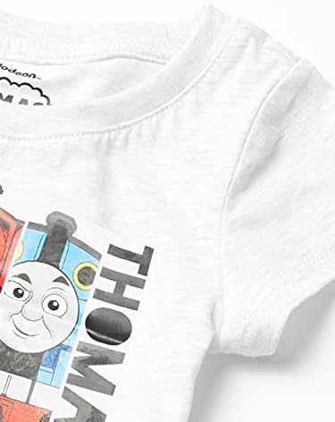 T-shirt de manga curta das crianças Thomas & Friends, 3 camisetas