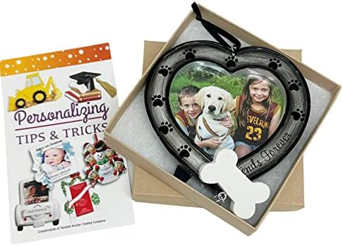 Belo ornamento de quadro de imagens em memorial de animais - perda de presentes para cães - pode ser personalizado em