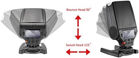 Compact Bounce & Swivel Flash Compatível com Canon Eos Rebel T2i