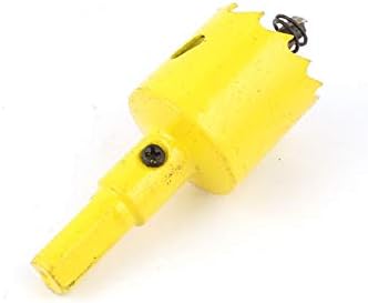 X-Dree 30mm Bi-metal M42 HSS SAW Cutter Drill Bit Yellow (Broca Cortadora de Sierra de Orificio Bimetálica M42 HSS de 30 mm,