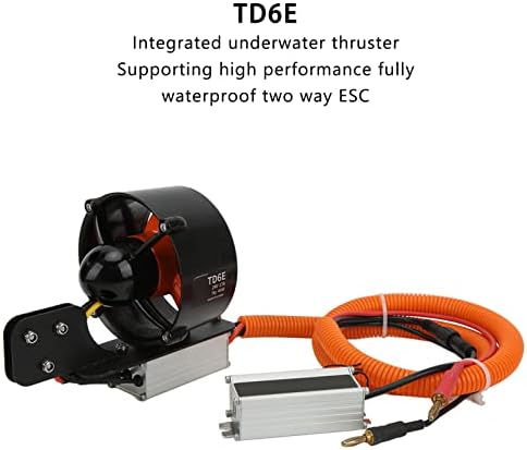 24V 7kg RC Thruster aquático, alta resistência RC Dissipação de calor Dissipação de calor Alta eficiência com controle remoto à prova