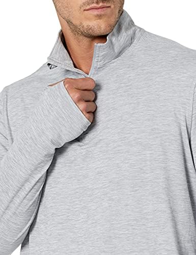 Essentials Men's Tech Streting Quarter-Zip Shirt