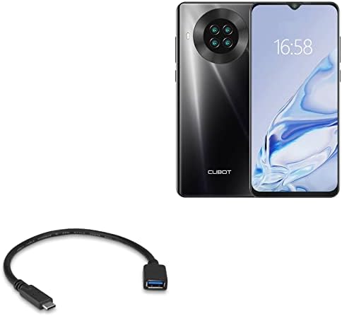 Cabo de ondas de caixa compatível com o adaptador de expansão Cubot Note 20 Pro - USB, adicione hardware conectado USB ao seu telefone