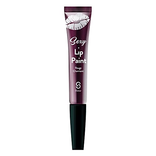 Sistar Sexy Lip Paint Metal Lip Gloss, batom de brilho metálico, mancha de tinta à prova d'água duradoura Glitter brilhante brilhante