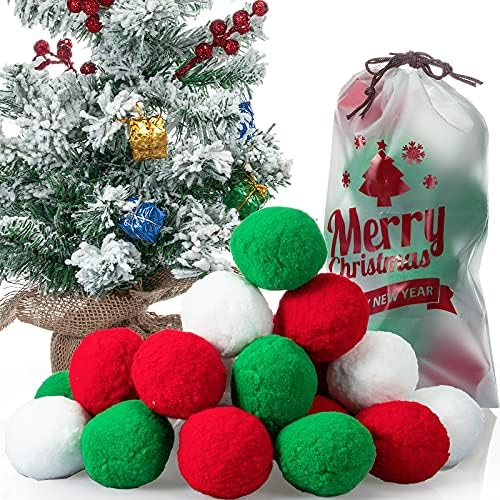 Sumind 12 PCs Large Pom Pom Pom Balls Inverno Ornamentos coloridos de bola Bolas de água reutilizáveis ​​para decorações de artesanato criativo DIY Atividade ao ar livre e festa de praia