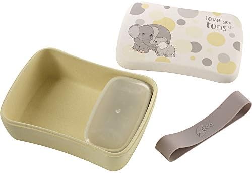 Momentos preciosos de 201449 te amo toneladas de bambu/silicone/plástico bento caixa de bebê