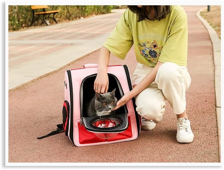 N/A transportador de cachorro Travel Pet Transportes Backpack portátil CATOS BRILHANTE CAGA BAGO DE VIAGEM DE DOGO DE CANTO DE
