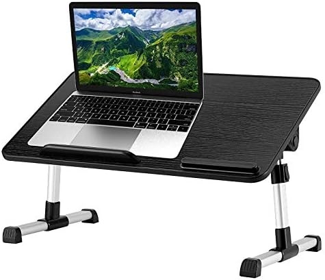 Suporte de ondas de caixa e montagem compatível com o Infinix InBook X2 Plus - True Wood Laptop Bed Bandey Stand, mesa para um trabalho confortável na cama. Para Infinix InBook X2 Plus - Jet Black