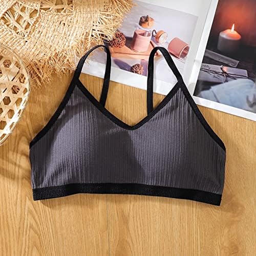 Bandeau Bra U Pescoço sem costura Brappy Bralette Bra Sleep Bra for Women Girls Packs of Bras