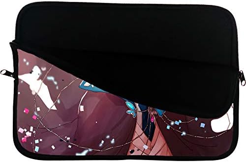 Anime Bungo e Lapmista Saco de Laptop Saco de Lapto de 15 polegadas Case de notebook Mousepad Surface elegante Anime Saco de