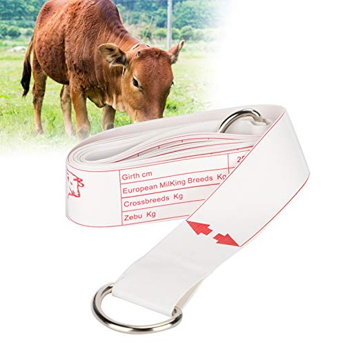 Fita de pesagem de gado, fita mole de vaca Medida de peso régua de contraste de contraste para medidas da fazenda Suppliestape