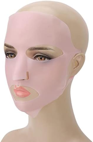 Pacote de face de silicone 4pcs, hidratante reutilizável máscara de máscara facial de máscara de silicone para máscara