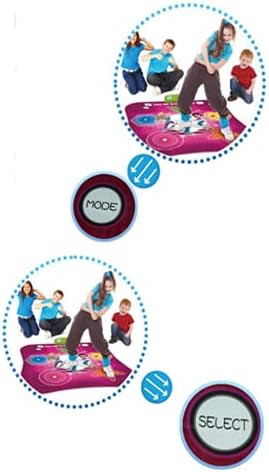 KTTR Dancing Challenge Rhythm Playmat, Mat Mat para crianças e crianças, brinquedos, música eletrônica de dança de carpete tays educacionais