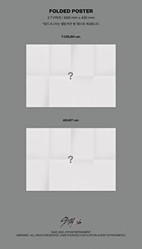 Dreamus Stray Kids Maxident 7th Mini Álbum Standard Version CD+Photobook+Lyrics Paper+PhotoCard+Mini Poster no Pack+Face Stick+Rastrear