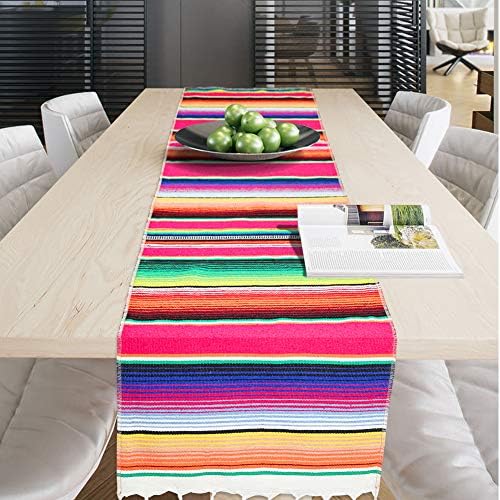 CRJHNS MEXICAN TABLE RUNNER 2 CORREÇÕES DE TAPE DO CULTONE DE COLO