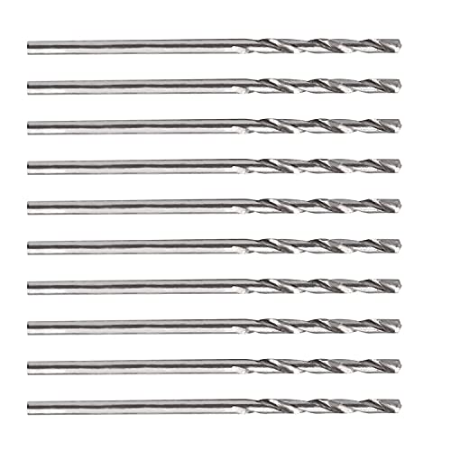 AUNIWAIG BIT BINLHO DE TRAÇÃO HSS HSS de 1,2 mm, conjunto de brocas de haste de haste de haste, bit de aço de alta