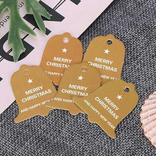 Tags de presente de papel, 100pcs de natal kraft paper tags de presente, etiqueta kraft tag design de árvore de Natal pendurar