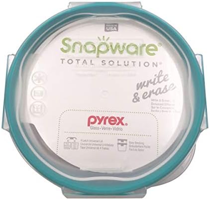 Solution Snapware 4-Cup Solução Total Solução Recurtice de Armazenamento de Alimentos, Vidro