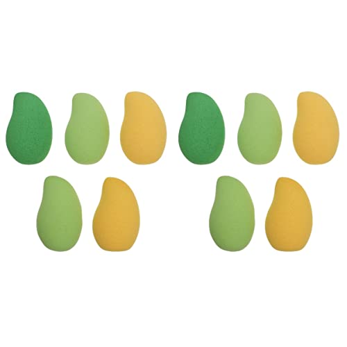 Tendycoco 10pcs Pushs confortáveis: mistura D Suprimentos de ovos de esponja esponjas esponjas mulheres viagens