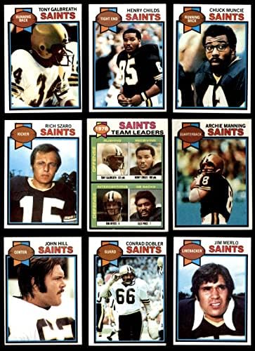 1979 Topps New Orleans Saints Team estabeleceu New Orleans Saints Ex/Mt Saints