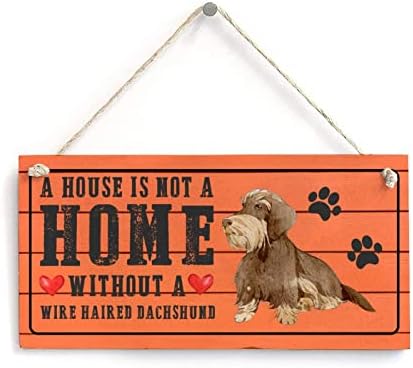 A amantes de cães Citações Citação Bichon Frise A House não é uma casa sem um cachorro Funny Wood Dog Sign Dog Memorial