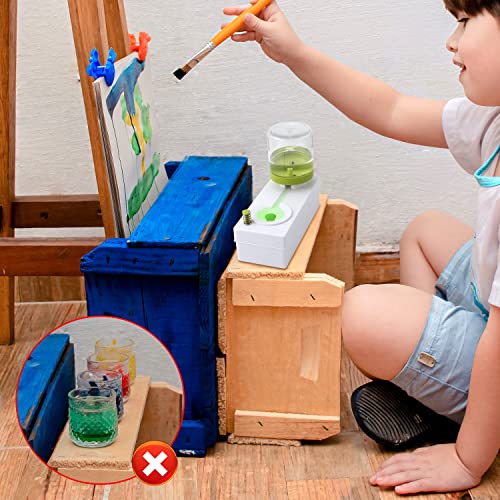 Máquina de enxágue para enxágue de pincel, máquina de lavar de tinta de tinta para pincel para artista infantil infantil aquarela