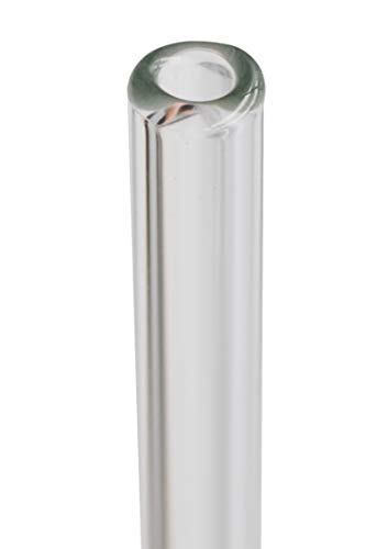 Tubo do barômetro - reto - vidro neutro - 35 de comprimento - 7mm diâmetro externo, diâmetro interno de 4 mm - laboratórios
