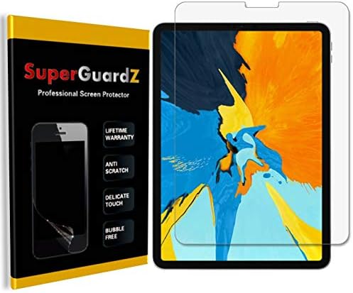 [3-PACK] para iPad Pro 12.9 [também ajuste o iPad Pro 12.9] Protetor de tela-Superguardz, Ultra Clear, Anti-Scratch,