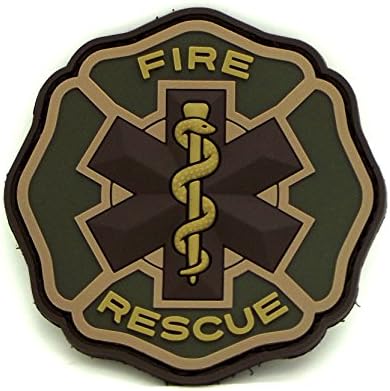 Multicam EMT paramédico bombeiro resgate de incêndio em PVC Patch