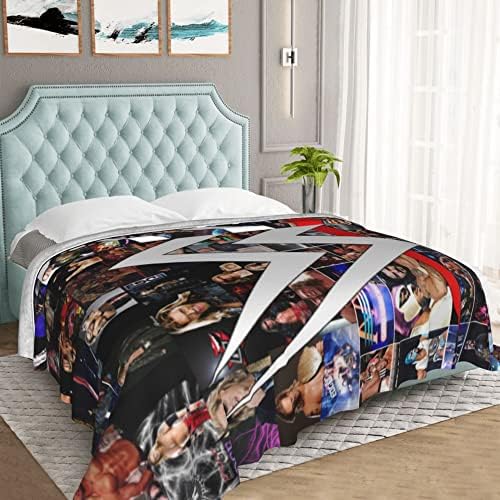 Cobertor de lã Ultra Soft Size de luxo de luxo de luxo Clanela de flanela leve para cama, sofá, cadeira, sofá adequado para toda a temporada 80''x60 ''