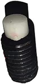8pcs m4 nylon cabeça preta machine medidor parafusos parafusos de posicionamento parafusos parafusos macios parafusos