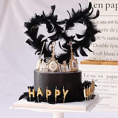600 peças 3-5 polegadas Penas pretas penas artesanais naturais para festas de brincadeira DIY Decoração de festas de