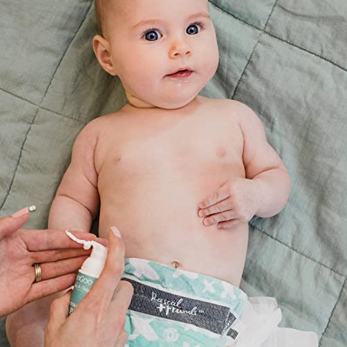Balm de fraldas moogoo - um creme de fraldas naturalmente suaves para pele sensível para bebê - creme suave com manteiga de karité,