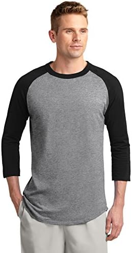 Jersey Raglan de cor de cor do Sport-Tek