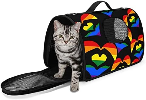 LGBT Rainbow Heart Hand Pet Pet Filhote de Pão