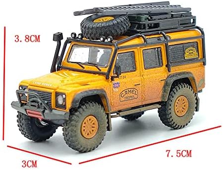 Mestre 1:64 Para Land Rover Defender 110 Camel Cup Camel Dirty Diecast Toys Modelos de carros Presentes
