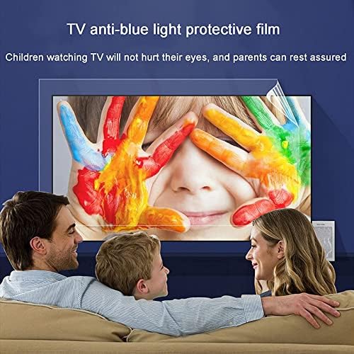 Protetor de tela de TV anti -brilho - Cristal Clear Anti Blue Light/Anti -UV/Screen Film Screen Filtion - para 75-85 polegadas