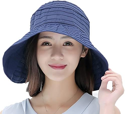Chapéus de sol ao ar livre para mulheres largura chapéu de praia de praia upf 50+ chapéus de proteção solar de proteção solar