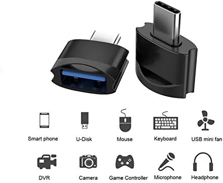O adaptador USB C fêmea para USB compatível com o seu Samsung Galaxy Note 10+ 5G para OTG com o carregador do tipo C. Use com dispositivos de expansão como teclado, mouse, zip, gamepad, sincronização, mais
