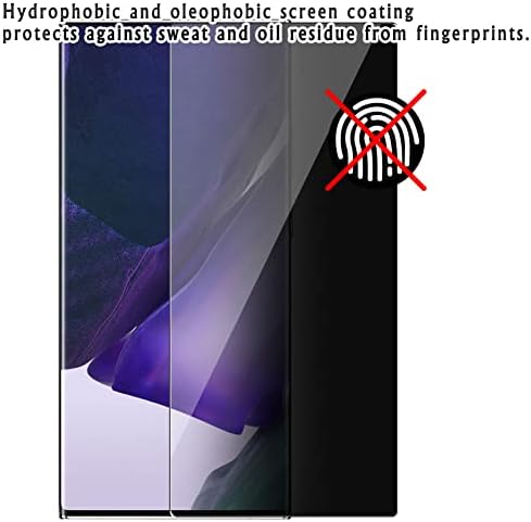 Protetor de tela de privacidade VAXSON, compatível com Sony ILCE-6400L Alpha A6400L Anti-Spy Film Protectors Stick [não tempered vidro]