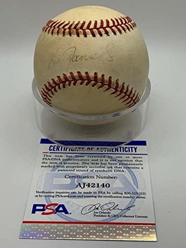 Kal Daniels Cincinnati Reds assinou o autógrafo OMLB OMLB Baseball PSA DNA - bolas de beisebol autografadas
